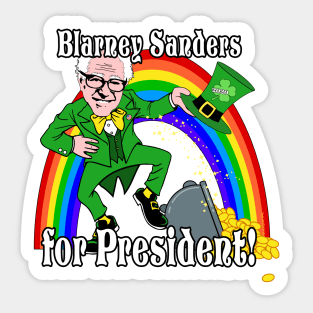 Blarney Sanders for President 2020 Bernie Sander St. Patrick's Day Party Original Sticker